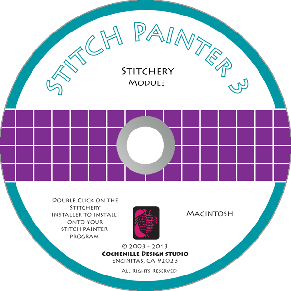 Stitch Painter Stitchery Plug-In, Mac