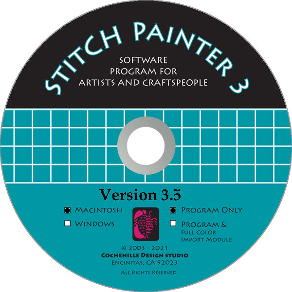 Stitch Painter Upgrade: Version 3 to 3.5 Mac - Digital Downloa