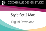 Style Set 2, Mac (Digital Download)