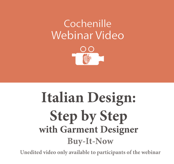Webinar Video: Italian Design, Step by Step - Unedited