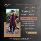 Designalong: Exploring the Shawl Collar and the Design Process