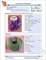 Editable PDF Project Planning Worksheets for Sewers, Knitters, Weavers, Crochet (COMBO).  (Digital Download)