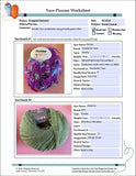 Editable PDF Project Planning Worksheets for Sewers, Knitters, Weavers, Crochet (COMBO).  (Digital Download)