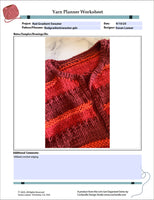 Editable PDF Project Planning Worksheets for Sewers, Knitters, Weavers, Crochet (COMBO).  (Digital Download)