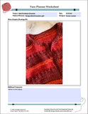 Editable PDF Project Planning Worksheets for Sewers, Knitters, Weavers, Crochet (COMBO).  (Digital Download)