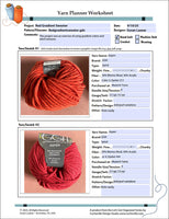 Editable PDF Project Planning Worksheets for Sewers, Knitters, Weavers, Crochet (COMBO).  (Digital Download)