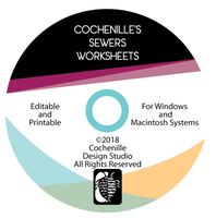 Sewer's Worksheets Editable .PDF DVD