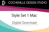 Style Set 1, Mac (Digital Download)