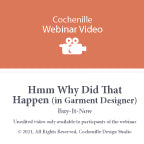 Webinar Video of Hmm Why Did That Happen in GD -Unedited – Cochenille ...