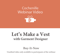 Webinar Video of Let's Make a Vest - unedited