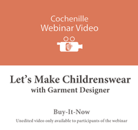 Webinar Video: Let's Make Childrenswear - unedited