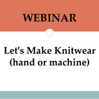 Let's Make Knitwear, hand or machine.