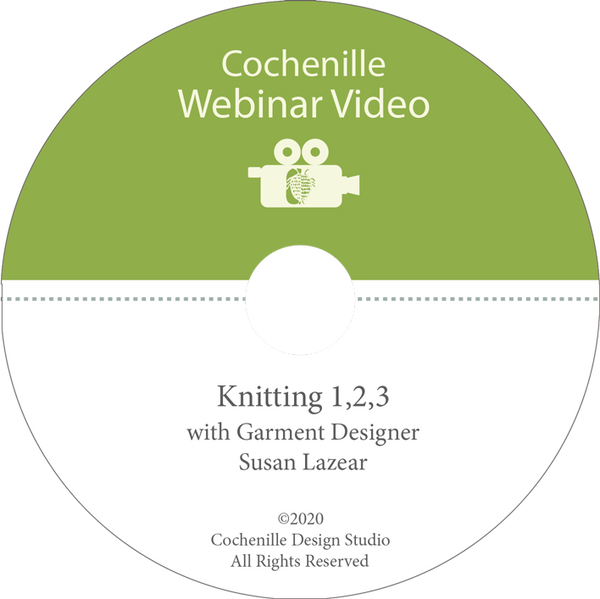 Webinar Video- Knitting 1,2,3 Step by Step (DVD)